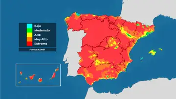 Mapa riesgo incendios forestales Mapa riesgo incendios forestales