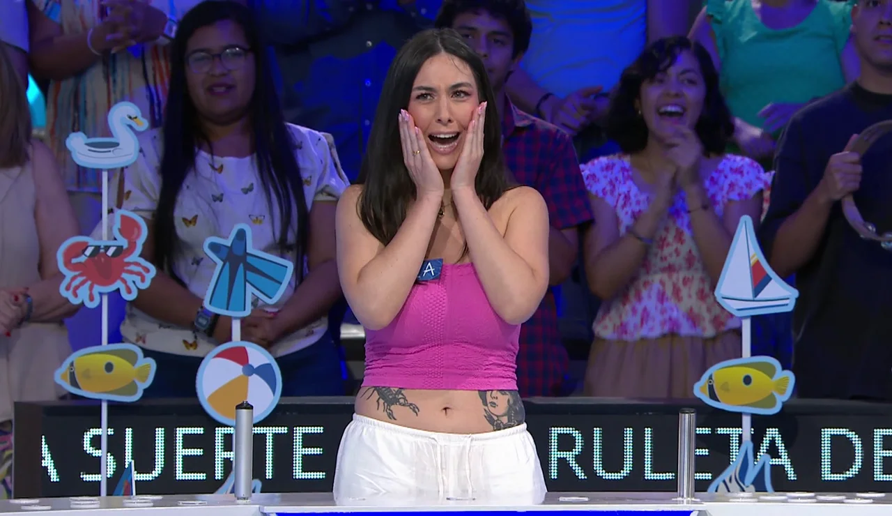 Lola se corona como finalista de La ruleta al caer en el gajo dorado con más de 1.000 euros