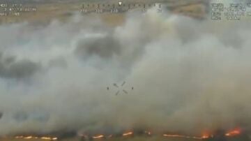 El incendio en Tres Cantos, Madrid