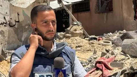 El periodista palestino Anas al Sharif El periodista palestino Anas al Sharif