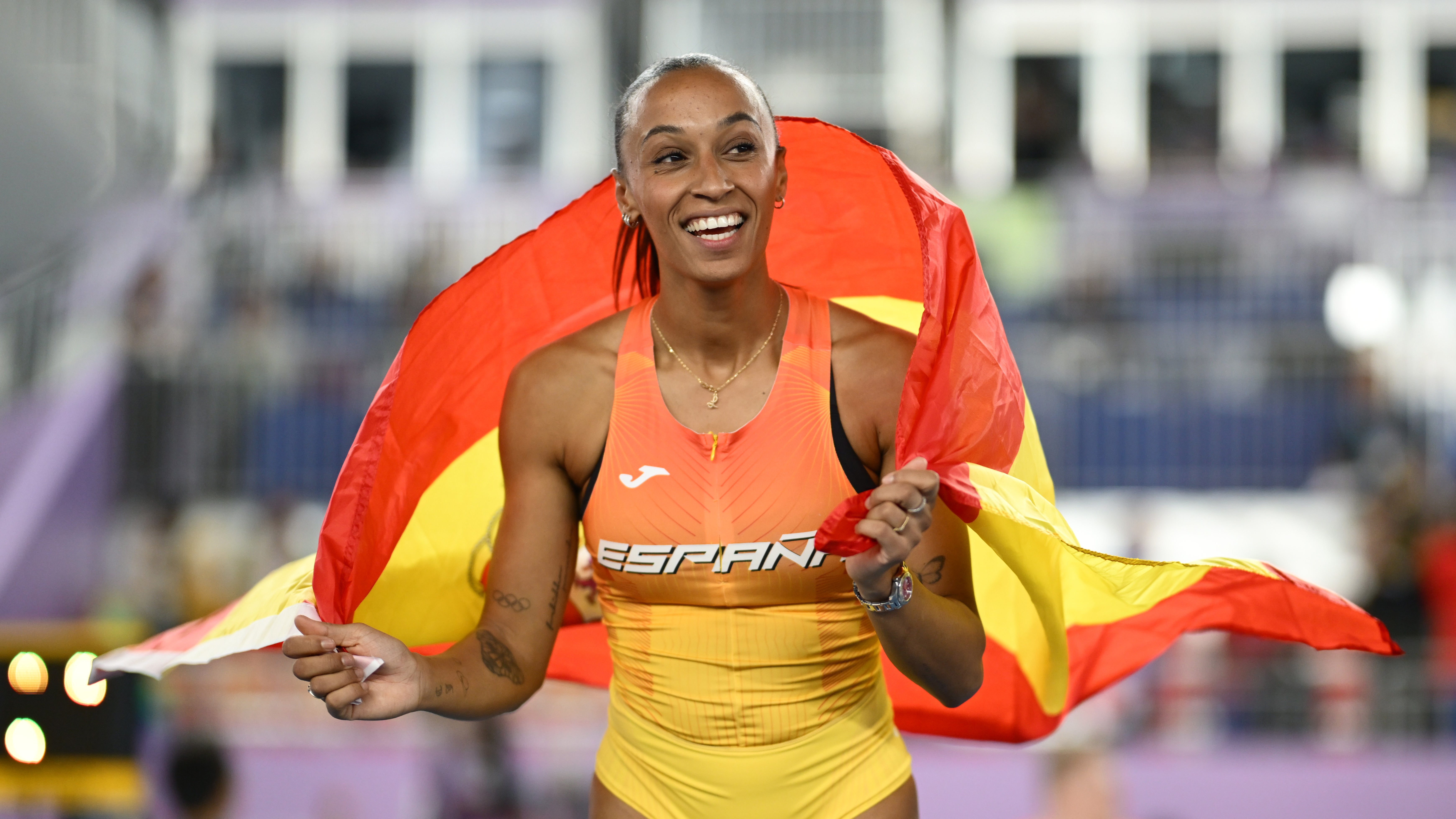 La atleta gallega Ana Peleteiro