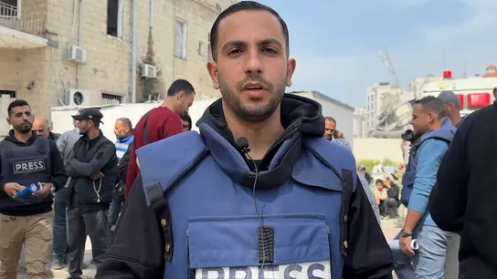 Periodista palestino Anas al Sharif Periodista palestino Anas al Sharif