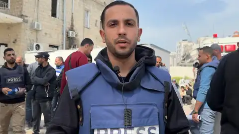 Periodista palestino Anas al Sharif Periodista palestino Anas al Sharif