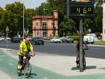 Ola de calor en Sevilla, España Ola de calor en Sevilla, España