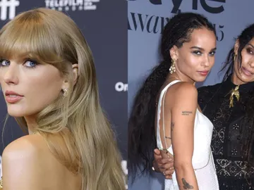 Taylor Swift, Zoe Kravitz y Lisa Bonet Taylor Swift, Zoe Kravitz y Lisa Bonet