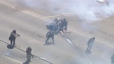 Redada antiinmigrantes en México Redada antiinmigrantes en México