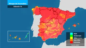 Mapa riesgo de incendios Mapa riesgo de incendios