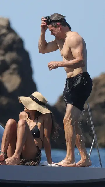 Matt Damon y su mujer Luciana Barroso en Ibiza Matt Damon y su mujer Luciana Barroso en Ibiza