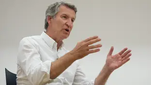 Feijóo: "El sanchismo ha entrado en la cárcel y lo lógico es que Sánchez salga de la Moncloa" Feijóo: "El sanchismo ha entrado en la cárcel y lo lógico es que Sánchez salga de la Moncloa"