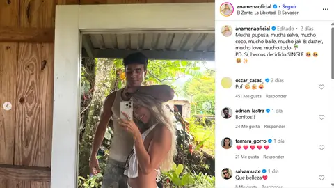 Óscar Casas y Ana Mena en El Salvador Óscar Casas y Ana Mena en El Salvador