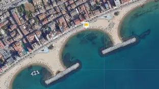 Playa Sant Antoni de Calonge (Girona). Playa Sant Antoni de Calonge (Girona).
