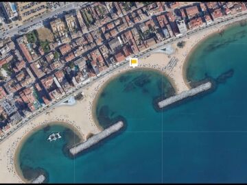 Playa Sant Antoni de Calonge (Girona).