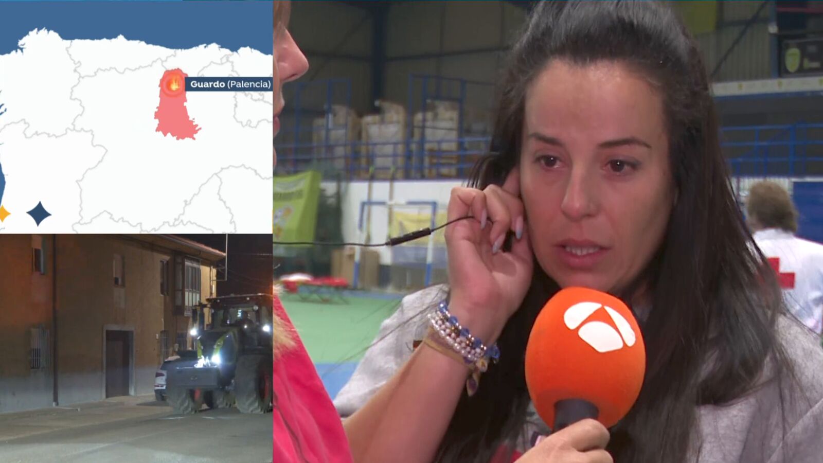 Una vecina de San Pedro de Cansoles, Palencia, asegura haberse enterado de que el incendio alcanzó sus casas a través de vídeos: 