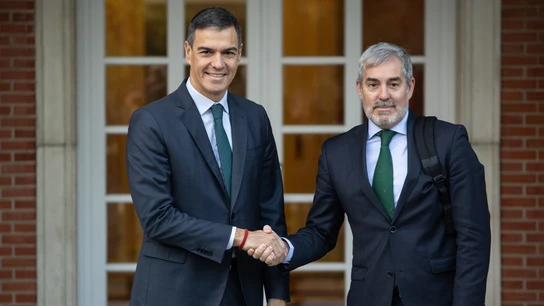 Imagen de archivo de Pedro Sánchez y Fernando Clavijo. Imagen de archivo de Pedro Sánchez y Fernando Clavijo.