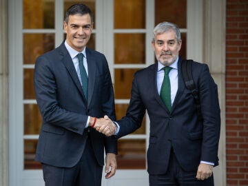 Imagen de archivo de Pedro Sánchez y Fernando Clavijo.