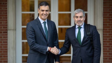 Imagen de archivo de Pedro Sánchez y Fernando Clavijo.