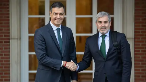 Imagen de archivo de Pedro Sánchez y Fernando Clavijo. Imagen de archivo de Pedro Sánchez y Fernando Clavijo.