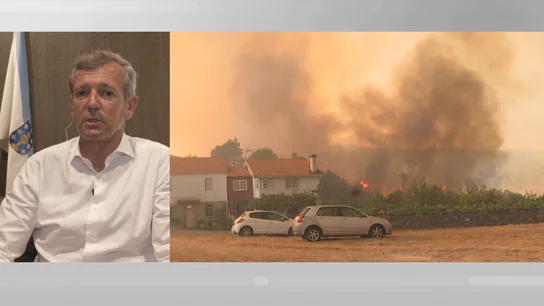 Alfonso Rueda sobre los incendios en Galicia Alfonso Rueda sobre los incendios en Galicia