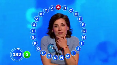 Rosa patina al fallar la primera letra de El Rosco, ¿conseguirá remontar? Rosa patina al fallar la primera letra de El Rosco, ¿conseguirá remontar?