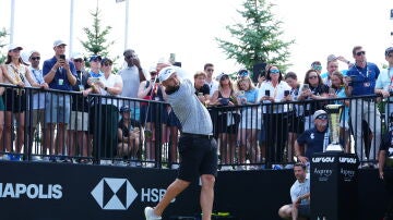 Jon Rahm durante el torneo de Indianápolis