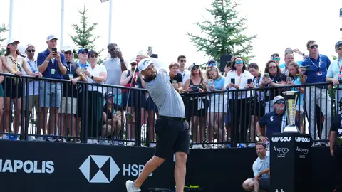 Jon Rahm durante el torneo de Indianápolis Jon Rahm durante el torneo de Indianápolis