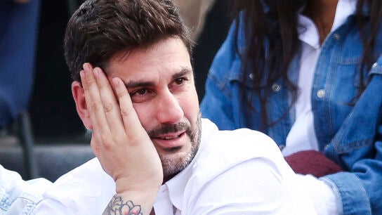 Melendi, en un partido de tenis