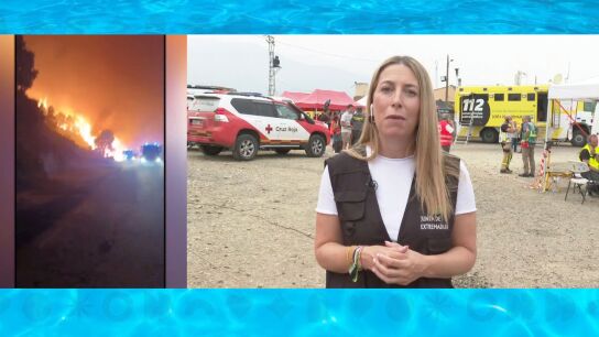 Mar&iacute;a Guardiola sobre los incendios de Extremadura