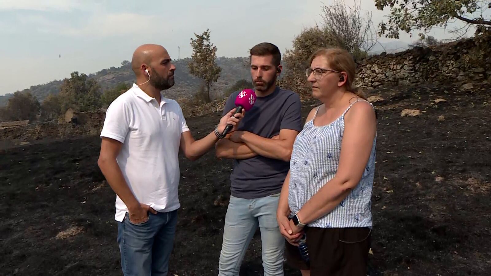 Vecinos de Cáceres, indignados ante el abandono de las autoridades durante los incendios: 