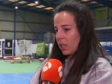 Vecinos realojados en el pabellón de Guardo 