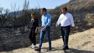 Pedro Sánchez visita este martes la zona afectada por el incendio originado en Jarilla (Cáceres)
