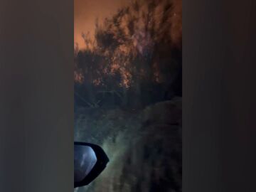 Equipo de A3 atrapado por el fuego