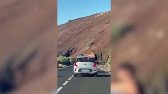Ocho turistas denunciados por conducci&oacute;n temeraria y por no utilizar los elementos de seguridad en el Teide