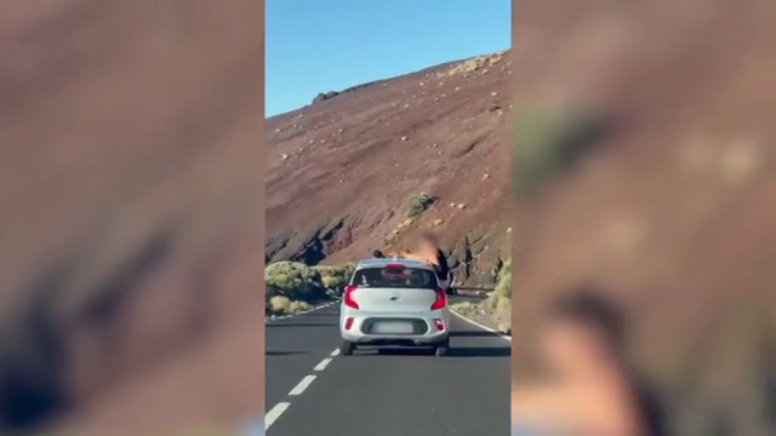 Ocho turistas denunciados por conducción temeraria y por no utilizar los elementos de seguridad en el Teide