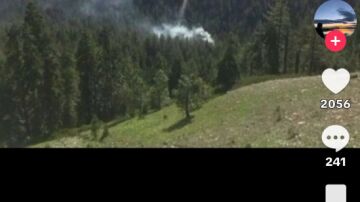 Pillado un dron militar en León provocando con láser un incendio