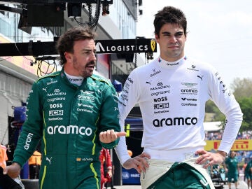 Fernando Alonso con Lance Stroll