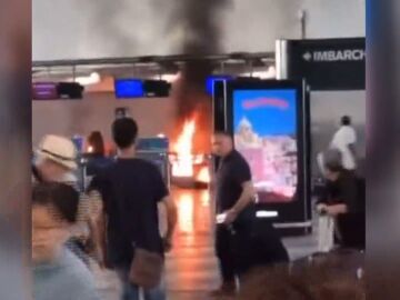 Explosión aeropuerto de Milán
