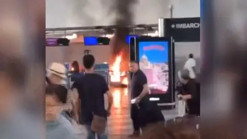 Explosión aeropuerto de Milán Explosión aeropuerto de Milán