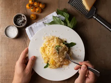 Plato de pasta Plato de pasta
