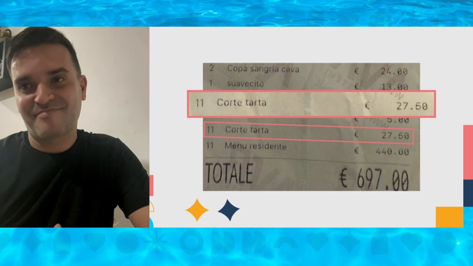 Un restaurante de Ibiza cobra 27 Euros por cortar una tarta de cumpleaños