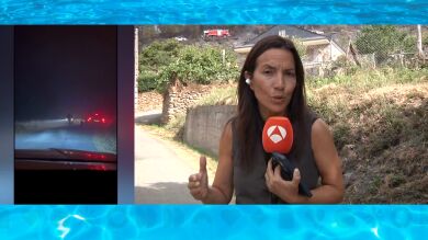 El relato de una periodista de Antena 3 que se queda rodeada por las llamas: 