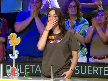 ¡Qué mala suerte! Itziar logra el gajo de mil euros...y lo pierde todo ¡Qué mala suerte! Itziar logra el gajo de mil euros...y lo pierde todo