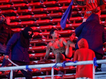 Imágenes de la brutal pelea