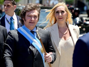 Javier Milei y su hermana Karina