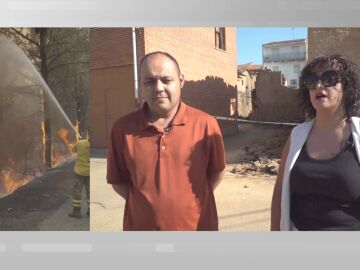 Vecina y agricultor de Carracedo