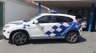Coche de la Polic&iacute;a Local de Ferrol.