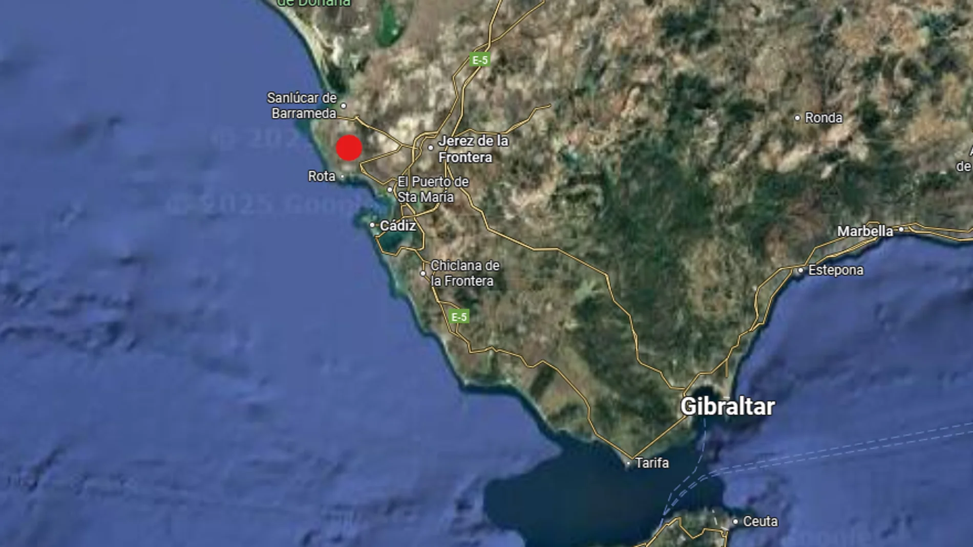 Imagen del mapa con la zona registrada Imagen del mapa con la zona registrada