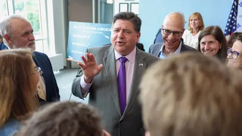 El gobernador de Illinois, J.B. Pritzker. El gobernador de Illinois, J.B. Pritzker.