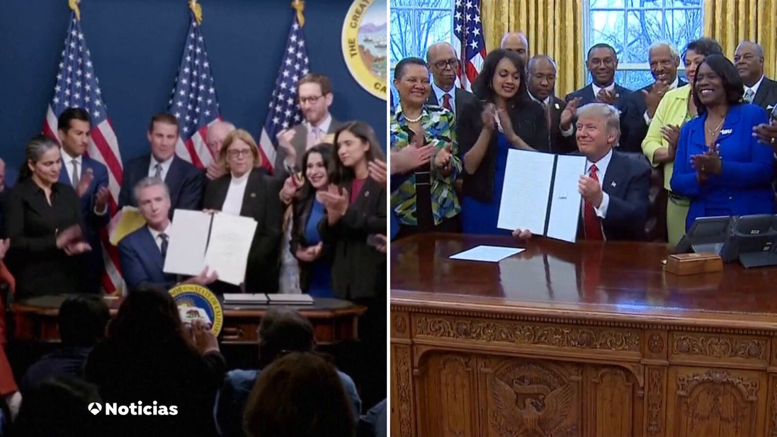 El gobernador de California insulta a la administración de Trump y sus seguidores no dan crédito