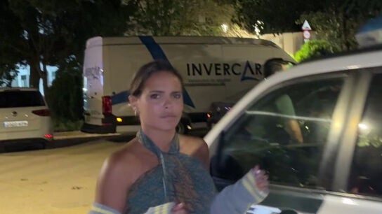 Gloria Camila llegando al concierto de &Aacute;lvaro Garc&iacute;a