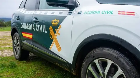 Coche de la Guardia Civil.  Coche de la Guardia Civil.
